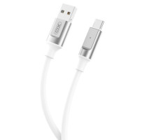 Кабель XO NB251 Liquid Silicone Rubber for Type-c 6A/1m Білий mag-6920680844746945