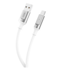 Кабель XO NB251 Liquid Silicone Rubber for Type-c 6A/1m Білий mag-6920680844746945