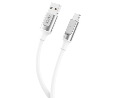 Кабель XO NB251 Liquid Silicone Rubber for Type-c 6A/1m Білий mag-6920680844746945