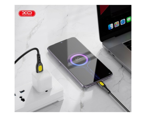 Кабель XO NB280 Jian Yan Series Type-C Data Cable 1M 3A Чорний mag-6920680858736140412