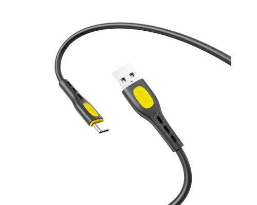 Кабель XO NB280 Jian Yan Series Type-C Data Cable 1M 3A Чорний mag-6920680858736140412