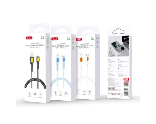 Кабель XO NB280 Jian Yan Series Type-C Data Cable 1M 3A Чорний mag-6920680858736140412