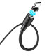 Кабель HOCO X52 Sereno magnetic charging cable for Type-C 2,4A/1m. Black mag-6931474735546138246