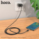 Кабель HOCO X52 Sereno magnetic charging cable for Type-C 2,4A/1m. Black mag-6931474735546138246