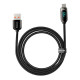 USB кабель Baseus Display Fast Charging Data Cable USB to Type-C 66W 1m Black CASX020001 mag-693217260056355947