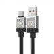 USB кабель Baseus CoolPlay Series Fast Charging Cable USB to Type-C 100W 1m Black CAKW000601 mag-6932172626808141278