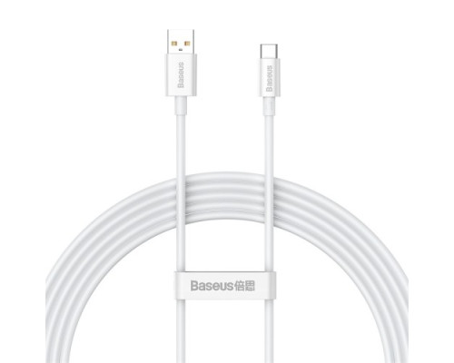 USB кабель Baseus Superior Series Fast Charging Type-C 100W 2m Moon White P10320102214-03 mag-693217263199455982