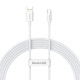 USB кабель Baseus Superior Series Fast Charging Type-C 100W 2m Moon White P10320102214-03 mag-693217263199455982