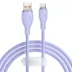 USB кабель Baseus Pudding Series Fast Charging Cable USB to Type-C 100W 1.2m Purple P10355703511-00 mag-6932172634049147471