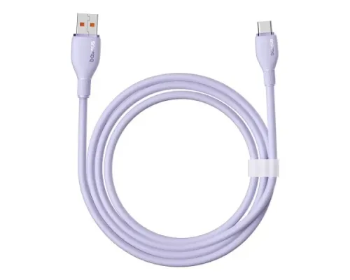 USB кабель Baseus Pudding Series Fast Charging Cable USB to Type-C 100W 1.2m Purple P10355703511-00 mag-6932172634049147471