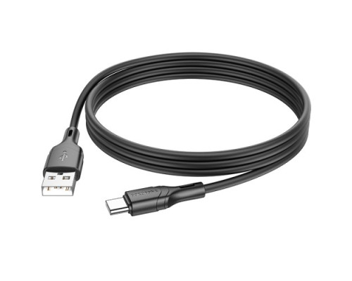 Кабель BOROFONE BX99 Method silicone charging data cable for Type-C 3A/1m чорний mag-6941991105111138223