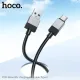 Кабель HOCO X110 Honorific charging data cable Type-C 3A/1m. Black mag-6942007646802144448