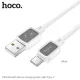 Кабель HOCO X108 Benefit silicone charging data cable Type-C 2,4A/1m. White mag-6942007632249144036