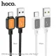 Кабель HOCO X108 Benefit silicone charging data cable Type-C 2,4A/1m. White mag-6942007632249144036