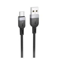 Кабель HOCO X109 Energy silicone charging data cable Type-C/3A/3m. Black mag-6942007636360145055