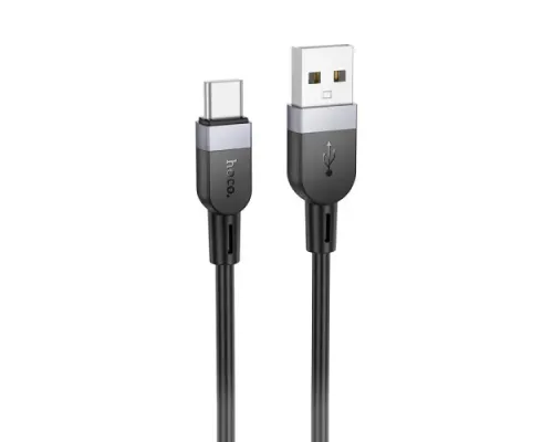 Кабель HOCO X109 Energy silicone charging data cable Type-C/3A/3m. Black mag-6942007636360145055
