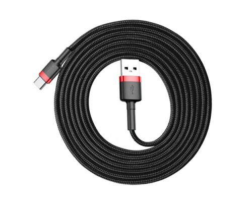 USB кабель Baseus Cafule for Type-C 2A/2m Black-red CATKLF-C91 mag-695315627824056031
