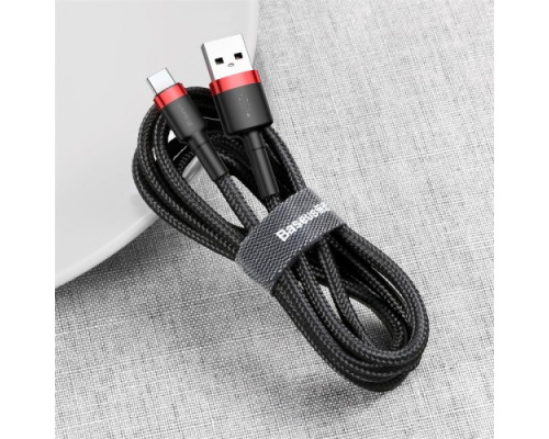 USB кабель Baseus Cafule for Type-C 2A/2m Black-red CATKLF-C91 mag-695315627824056031