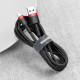 USB кабель Baseus Cafule for Type-C 2A/2m Black-red CATKLF-C91 mag-695315627824056031