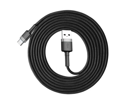 USB кабель Baseus Cafule for Type-C 2A/2m Black-grey CATKLF-CG1 mag-6953156278233142089