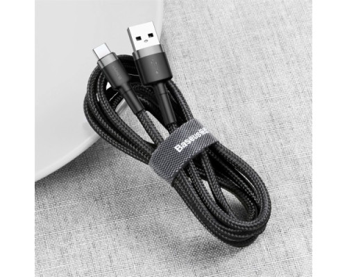 USB кабель Baseus Cafule for Type-C 2A/2m Black-grey CATKLF-CG1 mag-6953156278233142089