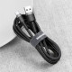 USB кабель Baseus Cafule for Type-C 2A/2m Black-grey CATKLF-CG1 mag-6953156278233142089