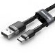 USB кабель Baseus Cafule for Type-C 2A/2m Black-grey CATKLF-CG1 mag-6953156278233142089