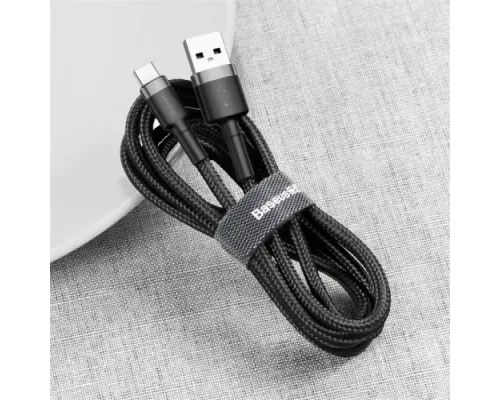 USB кабель Baseus Cafule for Type-C 2A 3m Black-grey CATKLF-UG1 mag-6953156296343144907