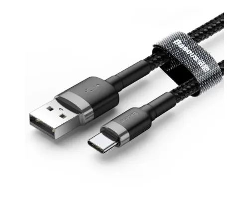 USB кабель Baseus Cafule for Type-C 2A 3m Black-grey CATKLF-UG1 mag-6953156296343144907