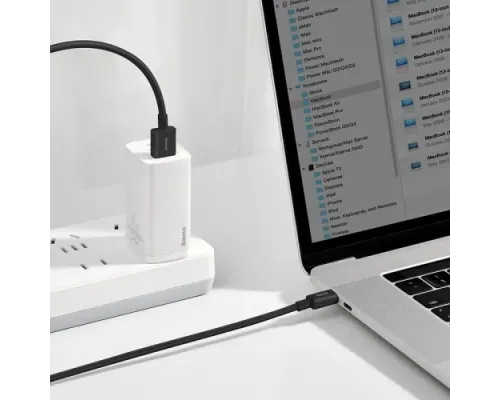 USB кабель Baseus Superior Series Fast Charging Data Cable USB to Type-C 66W 1m Black CATYS-01 mag-6953156205499137488