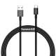 USB кабель Baseus Superior Series Fast Charging Data Cable USB to Type-C 66W 1m Black CATYS-01 mag-6953156205499137488