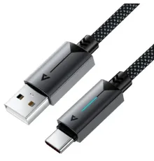 USB кабель ACEFAST C19-04 USB to Type-C 3A 1.2m Black mag-6974316284482153316