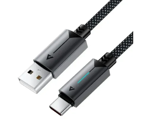 USB кабель ACEFAST C19-04 USB to Type-C 3A 1.2m Black mag-6974316284482153316