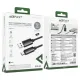 USB кабель ACEFAST C19-04 USB to Type-C 3A 1.2m Black mag-6974316284482153316