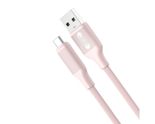 Кабель XO NB265 Minimalist Series Type-C Data Cable 1m Рожевий mag-692068085490560157