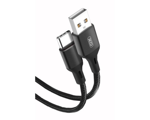 Кабель XO NB143 Braided data cable Type-c 1m Чорний mag-69206808706841054