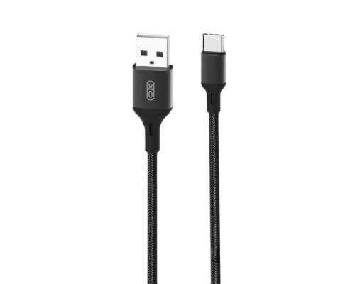 Кабель XO NB143 Braided data cable Type-c 1m Чорний mag-69206808706841054