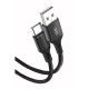Кабель XO NB143 braided data cable Type-c 2m Чорний mag-692068087084460209