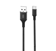 Кабель XO NB143 braided data cable Type-c 2m Чорний mag-692068087084460209