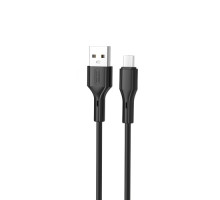 Кабель XO NB230 3A Rock Series TYPE-C Data Cable Чорний mag-6920680833443140332