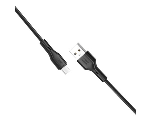 Кабель XO NB230 3A Rock Series TYPE-C Data Cable Чорний mag-6920680833443140332