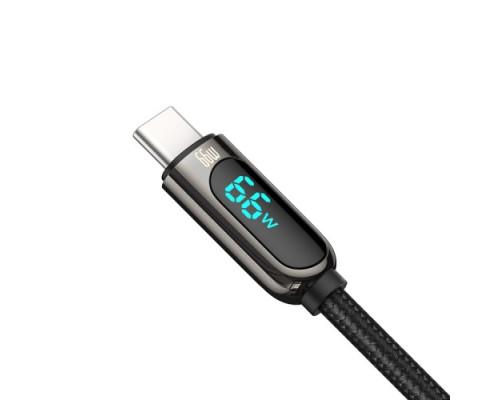 USB кабель Baseus Display Fast Charging Data Cable USB to Type-C 66W 2m Black CASX020101 mag-693217260058755948