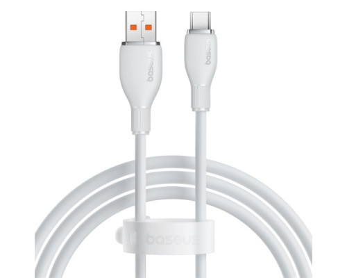 USB кабель Baseus Pudding Series Fast Charging Cable USB to Type-C 100W 1.2m White P10355703221-00 mag-6932172634056140535