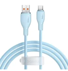USB кабель Baseus Pudding Series Fast Charging Cable USB to Type-C 100W 1.2m Blue P10355703311-00 mag-6932172634070147472