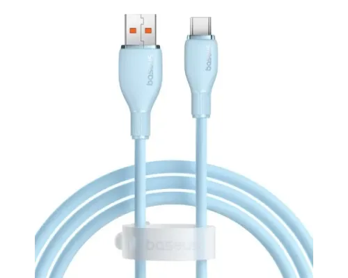 USB кабель Baseus Pudding Series Fast Charging Cable USB to Type-C 100W 1.2m Blue P10355703311-00 mag-6932172634070147472