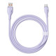 USB кабель Baseus Pudding Series Fast Charging Cable USB to Type-C 100W 2m Purple P10355703511-01 mag-693217263408755987
