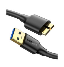Кабель UGREEN US130 USB 3.0 A Male to Micro USB 3.0 Male Cable 0.5m (Black)(UGR-10840) (UGR-10840)