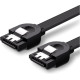 Кабель UGREEN US217 SATA 3 Data Cable 0.5m (Black)(UGR-30796) (UGR-30796)