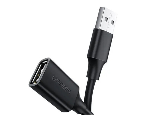 Кабель UGREEN US103 USB 2.0 A Male to A Female Cable 1m (Black)(UGR-10314) (UGR-10314)