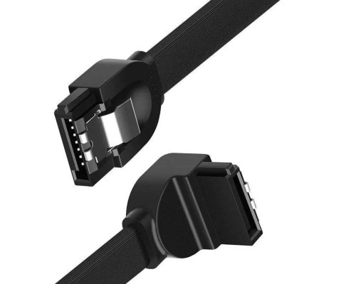 Кабель UGREEN US217 Angled SATA 3 Data Cable 0.5m (Black)(UGR-30797) (UGR-30797)